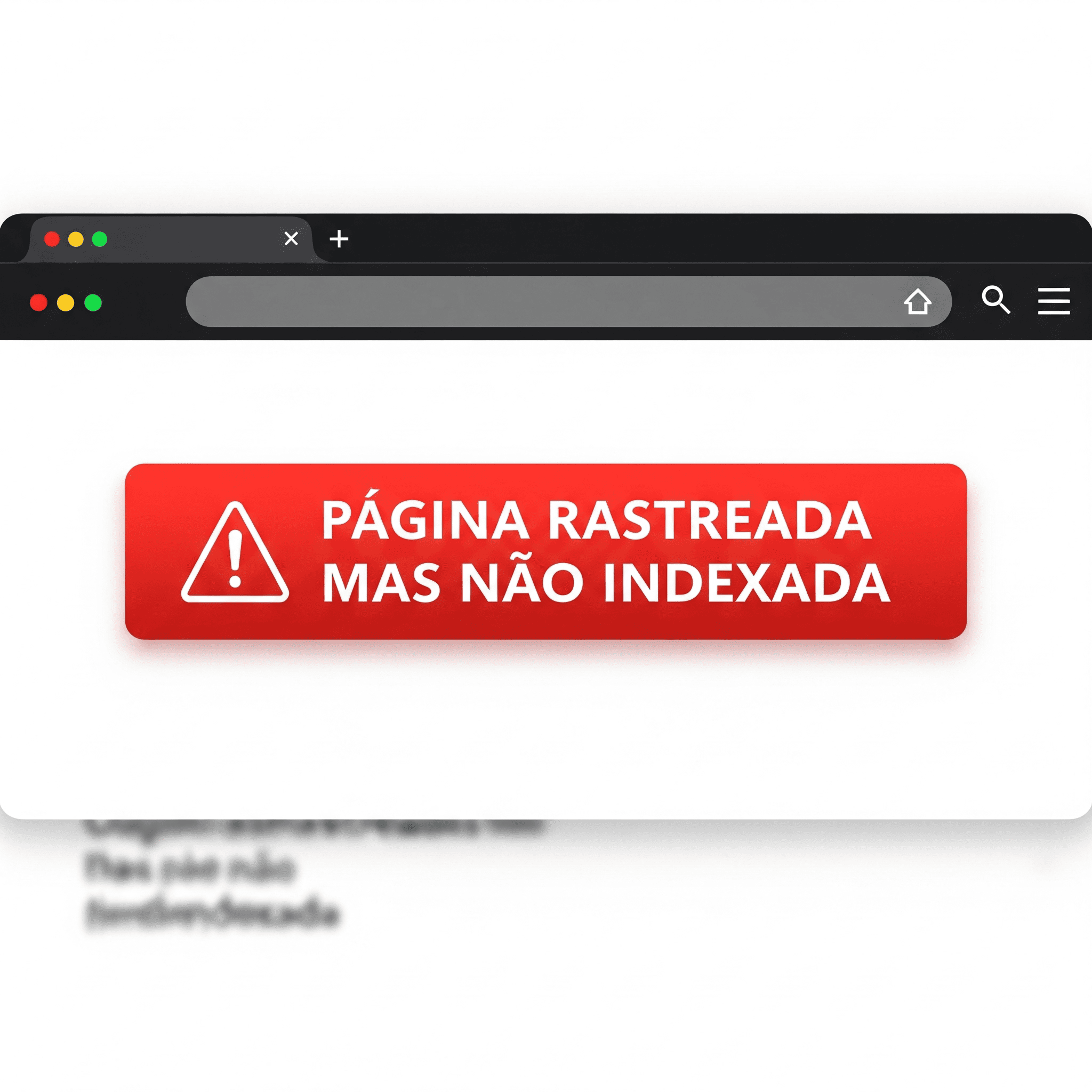 rastreada mas não indexada (1)